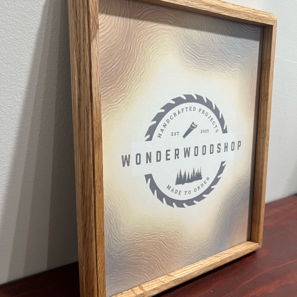 Handcrafted Minimalist Red Oak Picture Frames - Picture 3 of 7